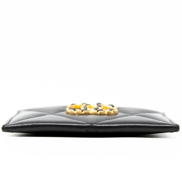 Chanel 19 Black Card Holder - Picture 5 of 10